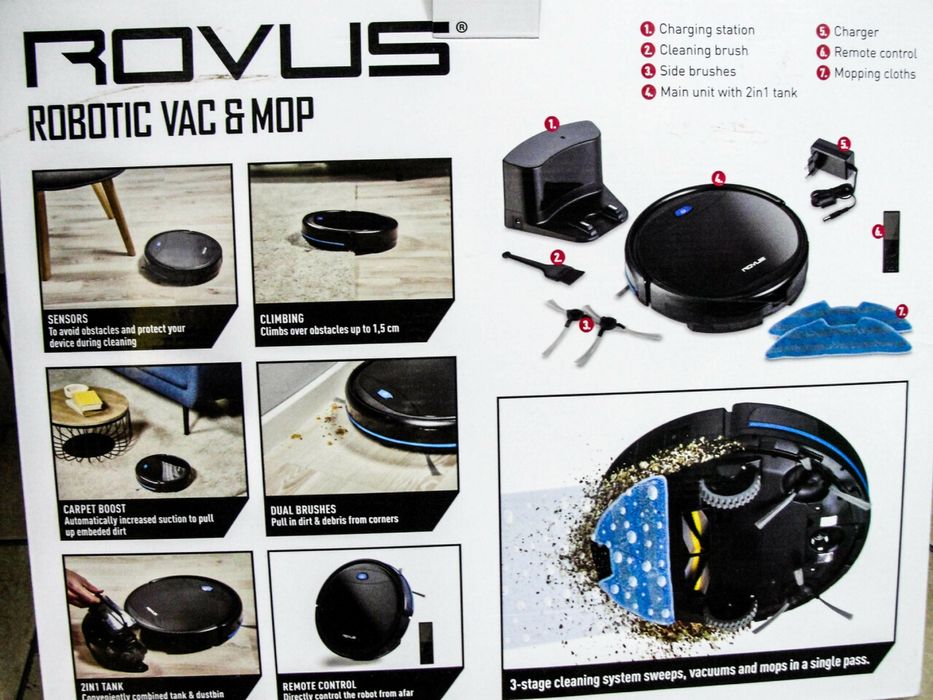 Робот Rovus Robotic Vac&Mop 14.4v