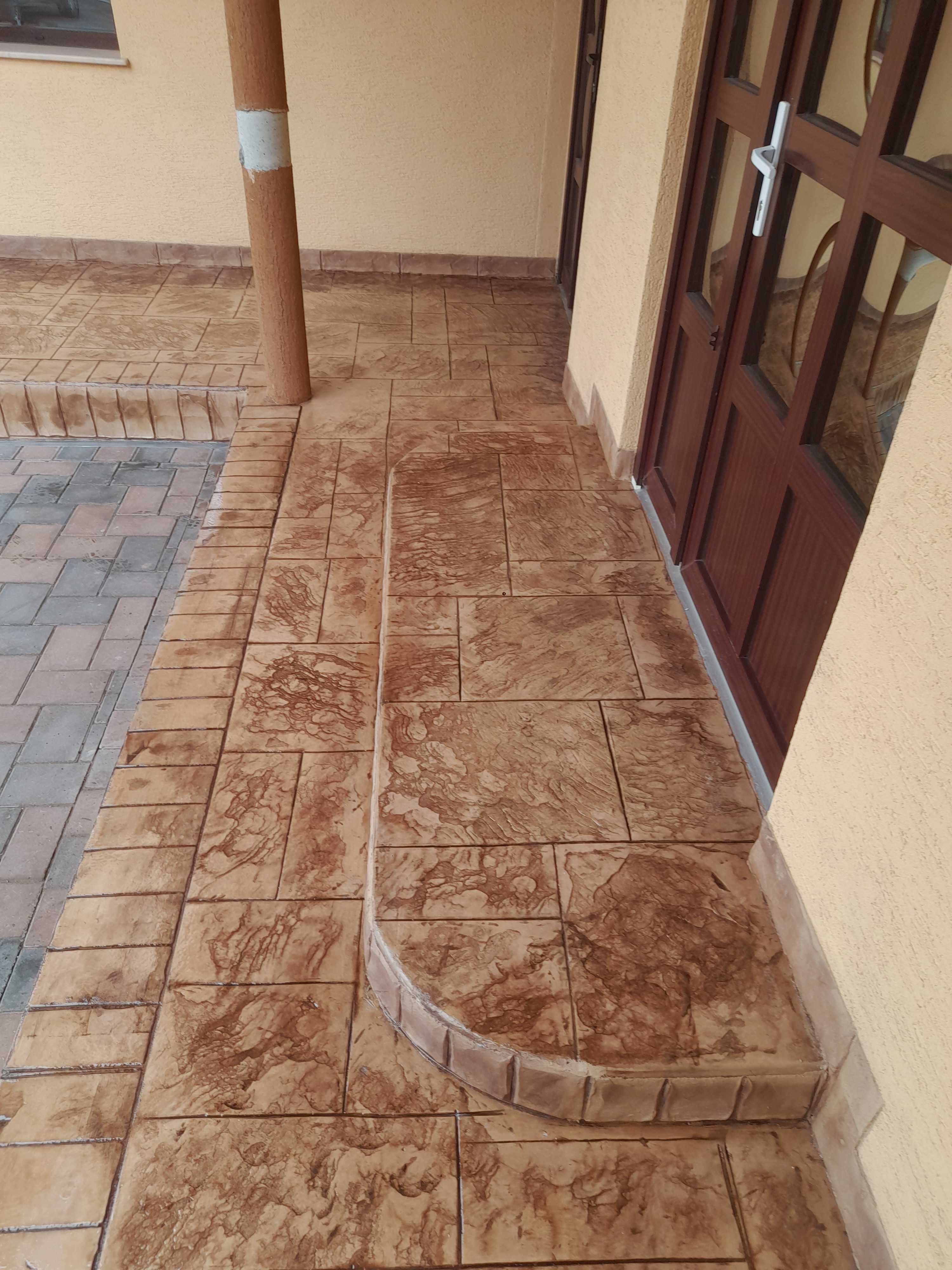 Beton amprentat beton elicopterizat