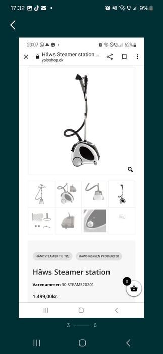 Aparat de călcat cu abur,import DK