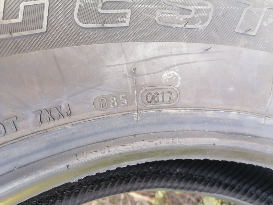 4 бр. нови ВСЕСЕЗОННИ гуми BRIDGESTONE 255 70 18 DOT 0617