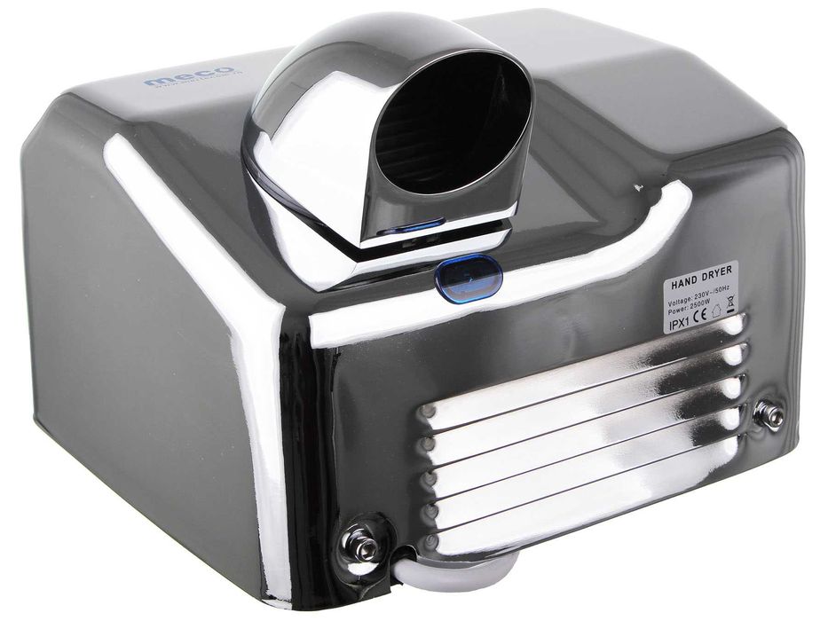 Uscător mâini inox lucios/ satinat Meco 2500W