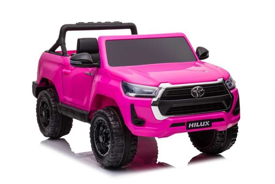 Masinuta electrica pentru 2 copii 4x4 Toyota Hilux 12V 14Ah, pink