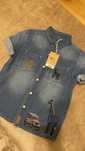 Camasa denim Next brodata 3-4 ani