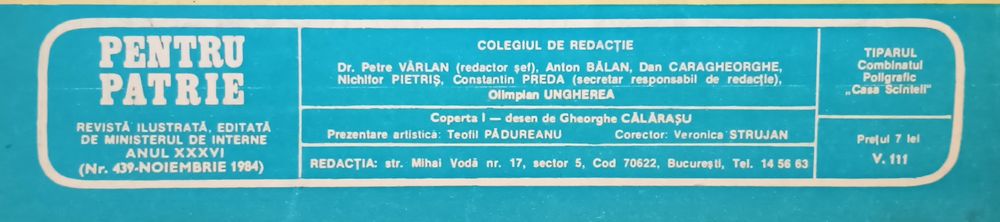Revista "Pentru Patrie"