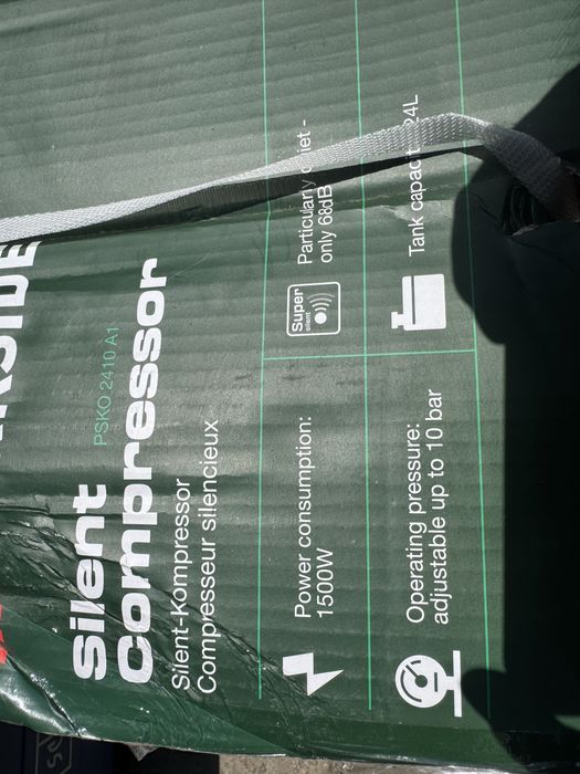 Compresor Silentios 24L 10 bari 2 pistoane