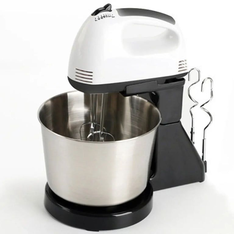 Mixer cu bol 350 W, 7 viteze, 2 teluri, 2 spirale
