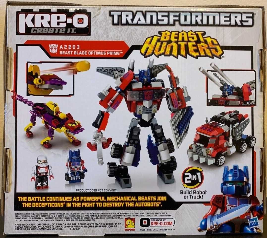 KRE-O Transformers Beast Hunters - tip lego