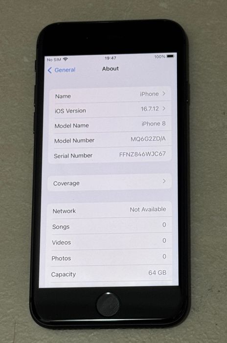 Apple iPhone 8 64Gb perfect functional necodat MDM