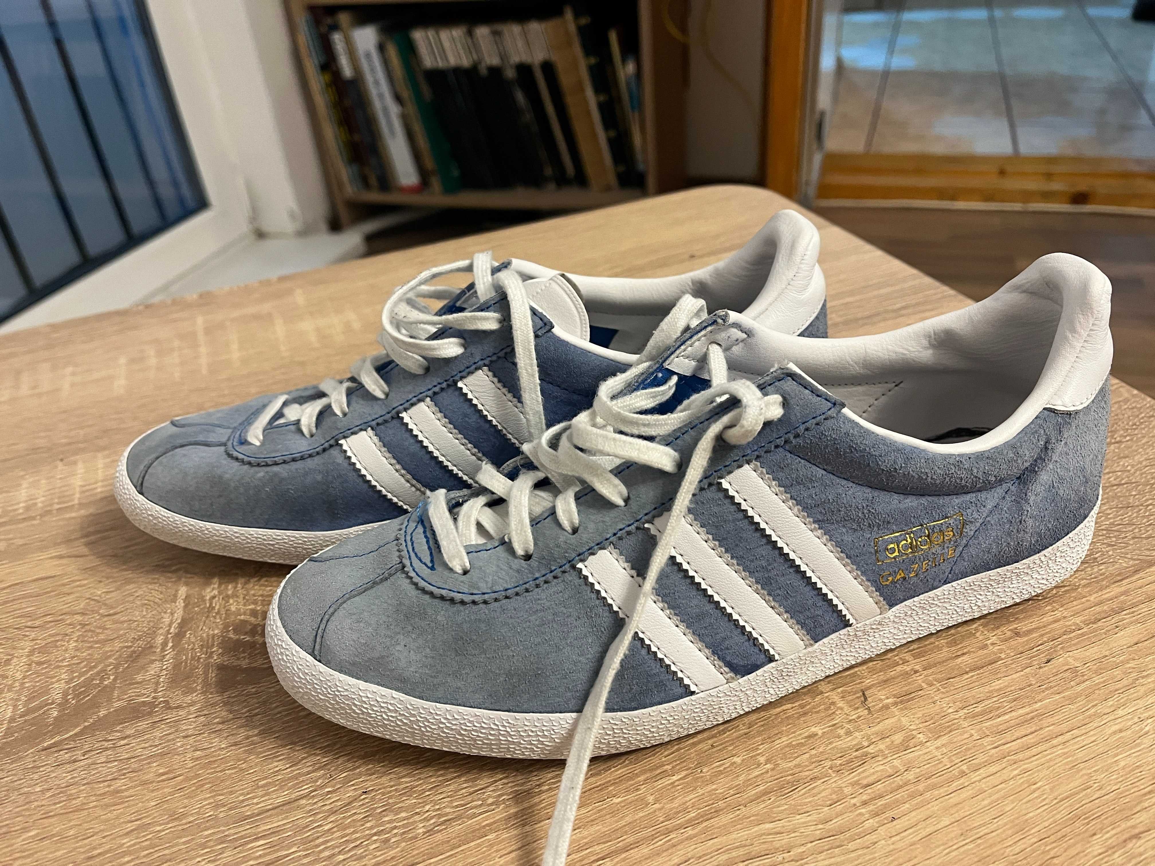 Adidas Gazelle OG Suede AF Albastru / Alb G16183 38 2/3