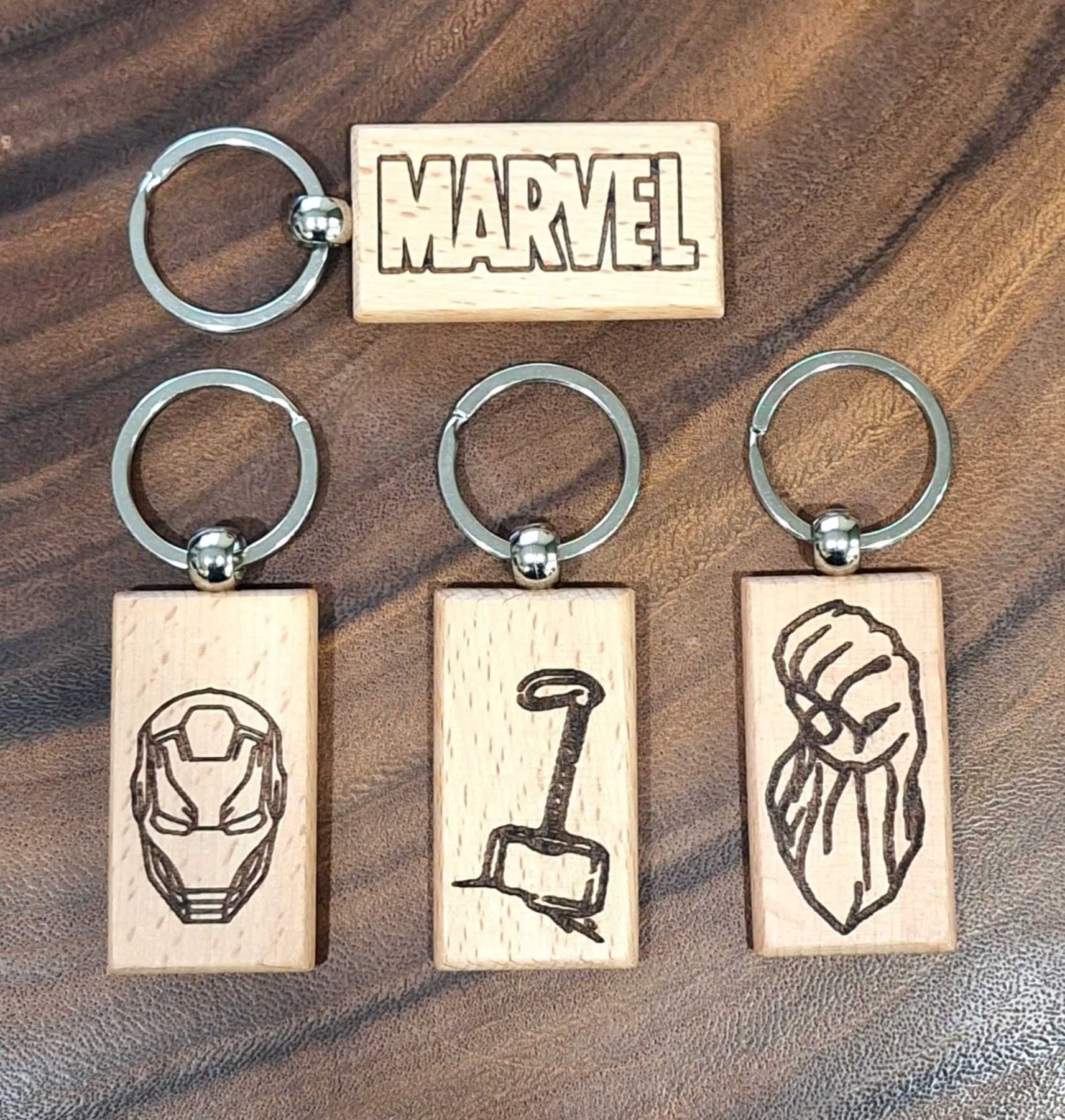 Дървени Ключодържатели Marvel