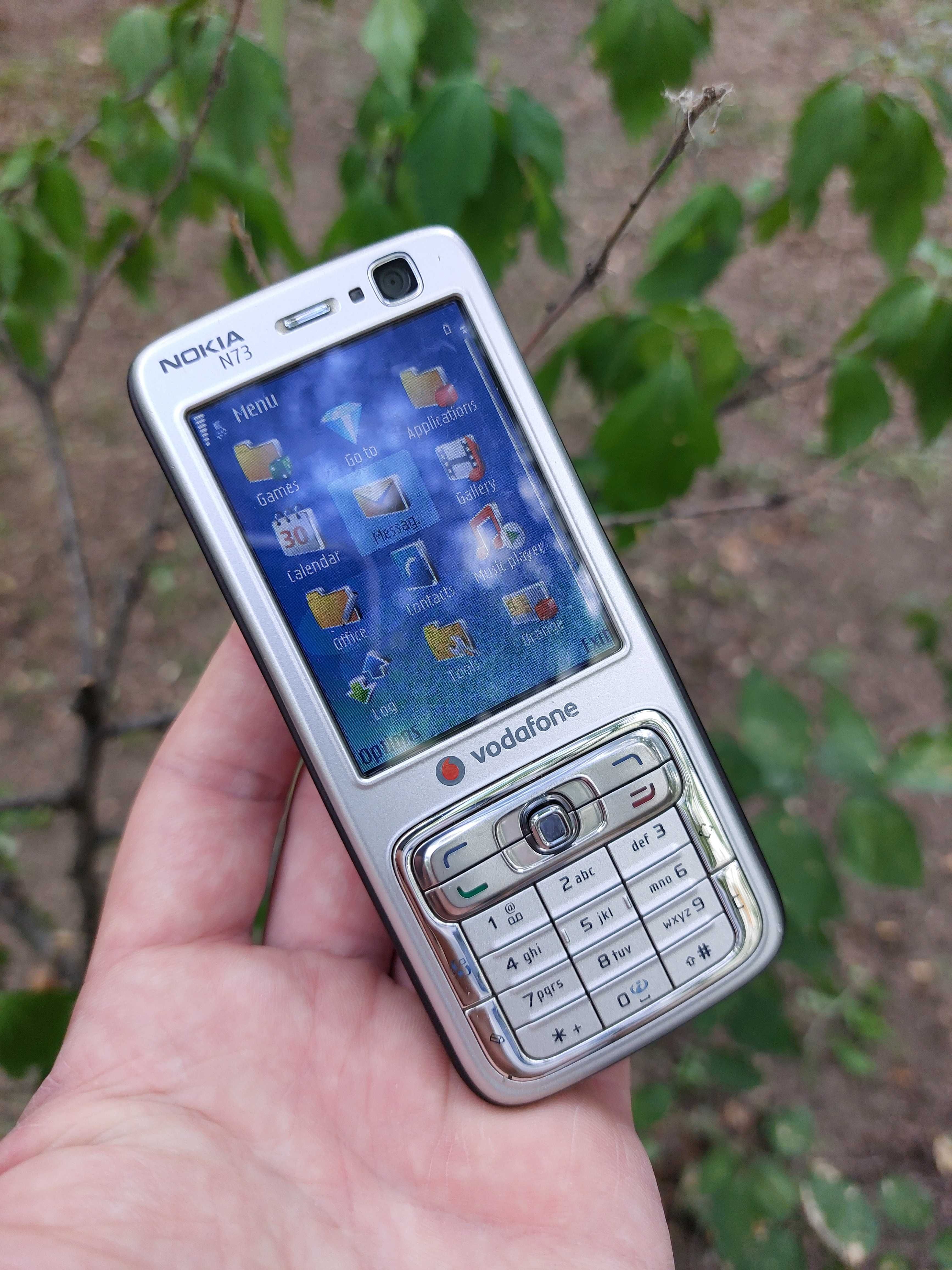 Nokia N73 silver original Finlanda decodat stare f buna cu sigla Vodaf