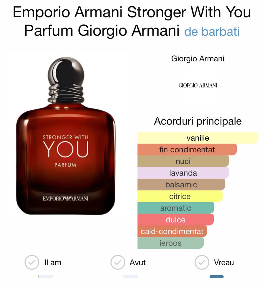 Parfum Stronger With You PARFUM SIGILAT 100ml EMPORIO ARMANI