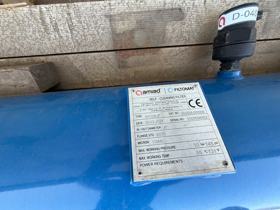 Vand filtre Irigatii AMIAD FILTOMAT M108LP cu autocuratare