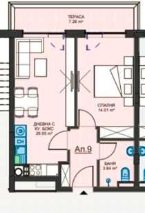 Продава се Двустаен апартамент в София, Малинова долина - 69 кв.м за 1718 €/кв.м - Снимка #3