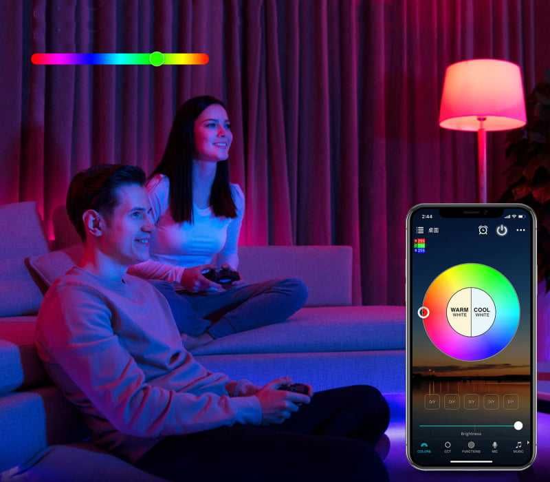 Bec inteligent LED, WiFi SMART, Multicolor, Smarthome, RGB, 9W, 220V