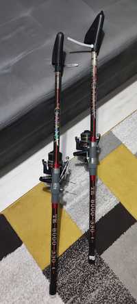 2Lansete Shimano Catana 330 si 2mulinete Daiwa AG5000