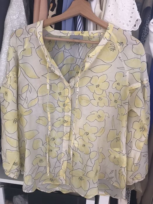 Marella риза 100% коприна