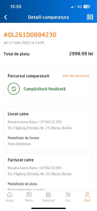 Vand pat matrimonial cu saltea