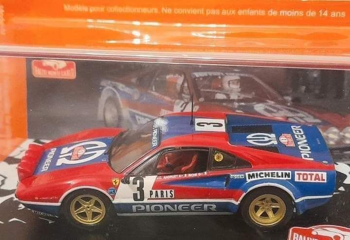 Ferrari 308GTB #3 Andruet/"Biche" - Rallye Monte-Carlo 1982 1:43 Ixo