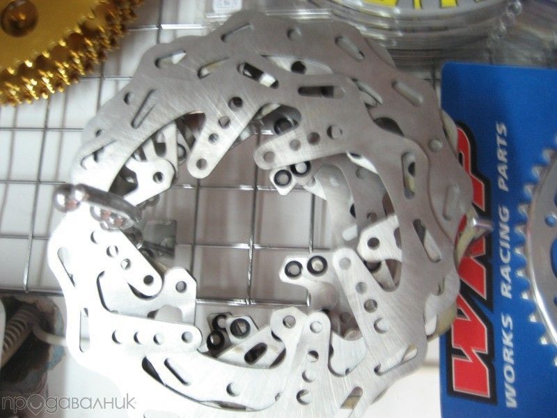 Маркови цветни алуминиеви забчатки венци за всякакви кросови мотори