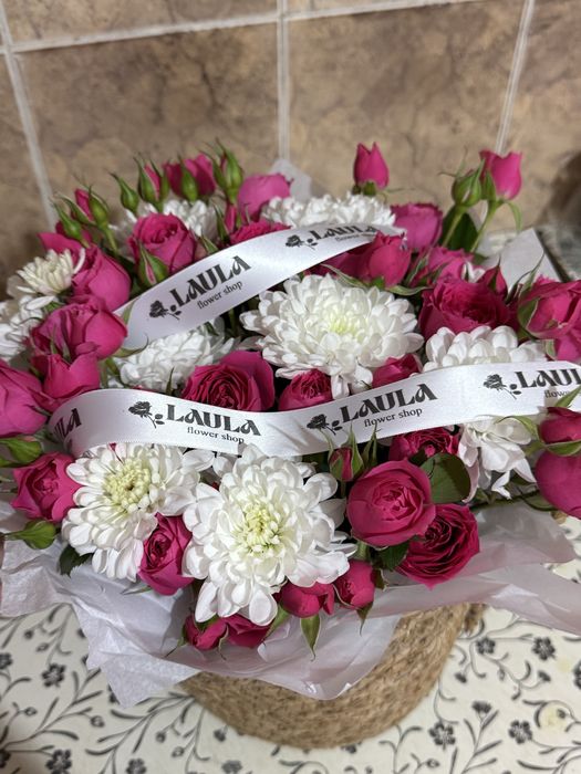 Букет в корзине