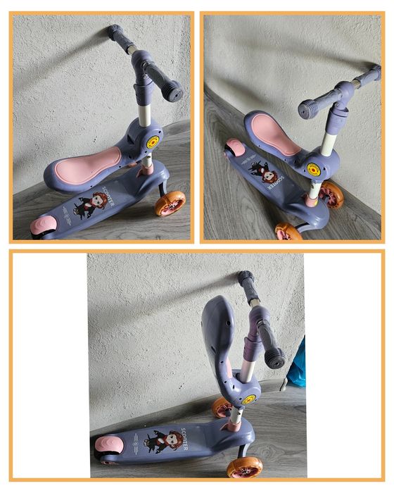 Детский самокат на возраст от 2 до 4 лет