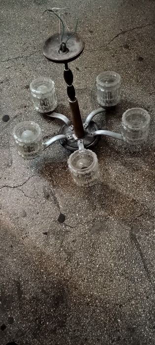 Lustra veche cu 5 brate