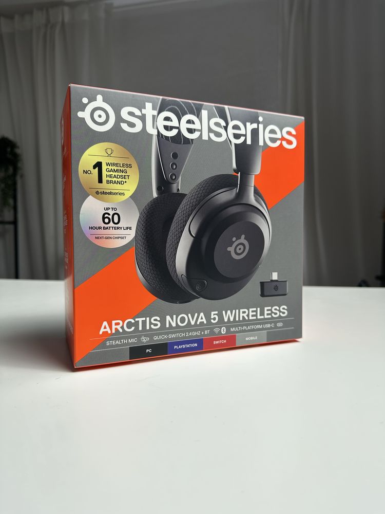 Steelseries Arctis Nova 5 - гейминг слушалки