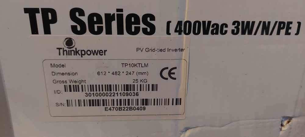 Invertor trifazat on grid Thinkpower TP10KTLM 10KW 10 000W