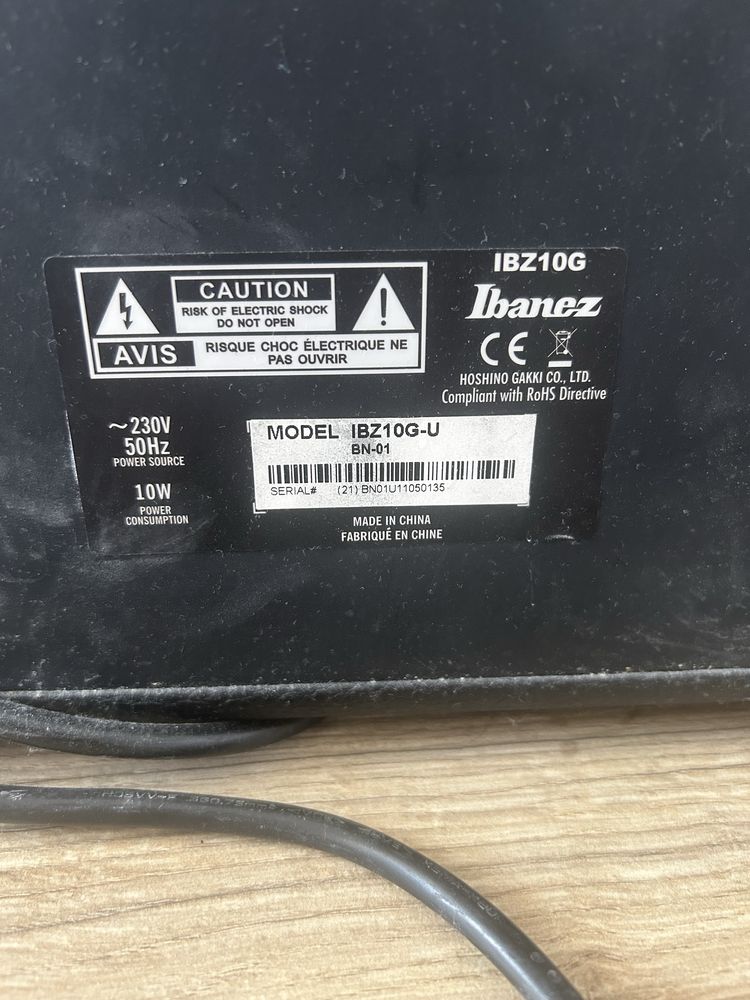 Усилвател за китара Ibanez IBZ10G 10W