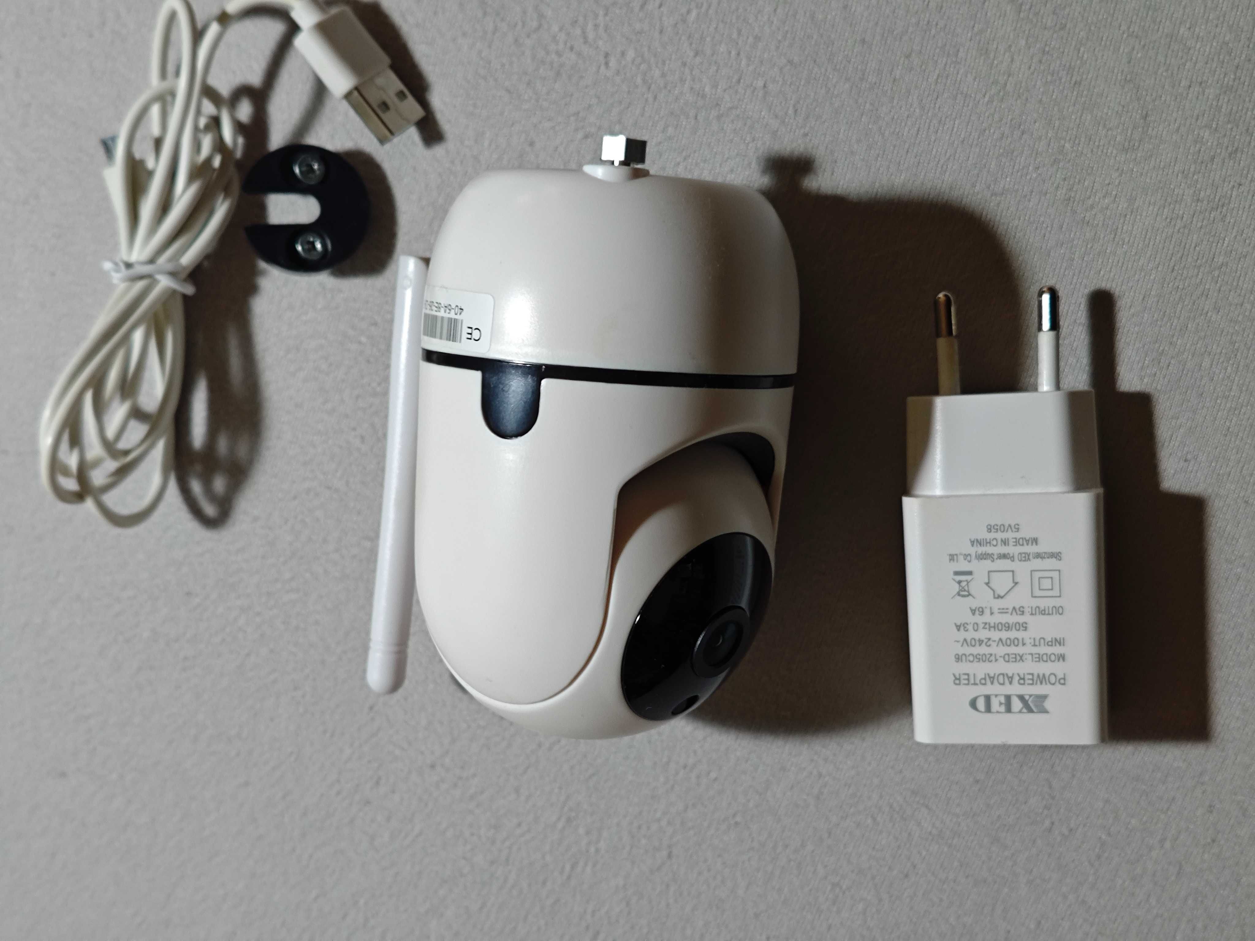 IPC 360 Wifi / IP смарт камера за вътрешна употреба 2MP, Бяла бебефон