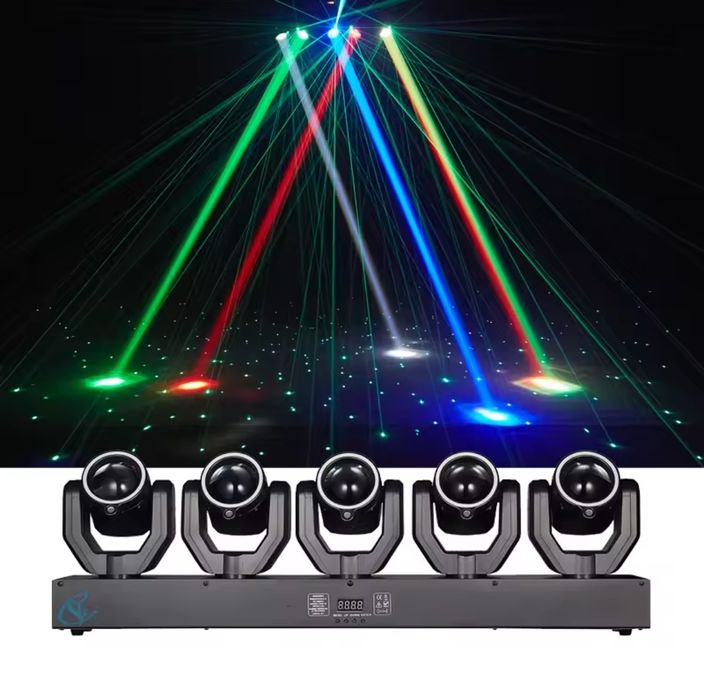 5 LED Moving-Head bar, 4in1, DMX, 180W, RGBW