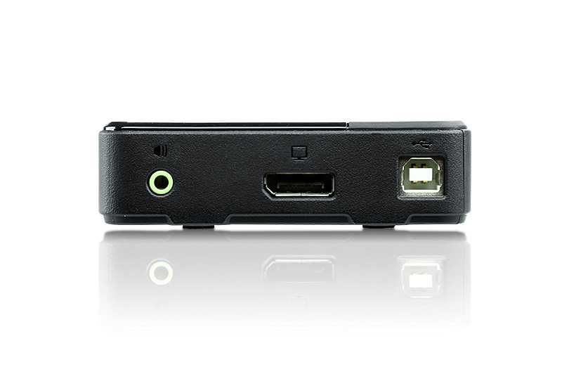 2-портовый USB DisplayPort/Audio KVM-переключатель