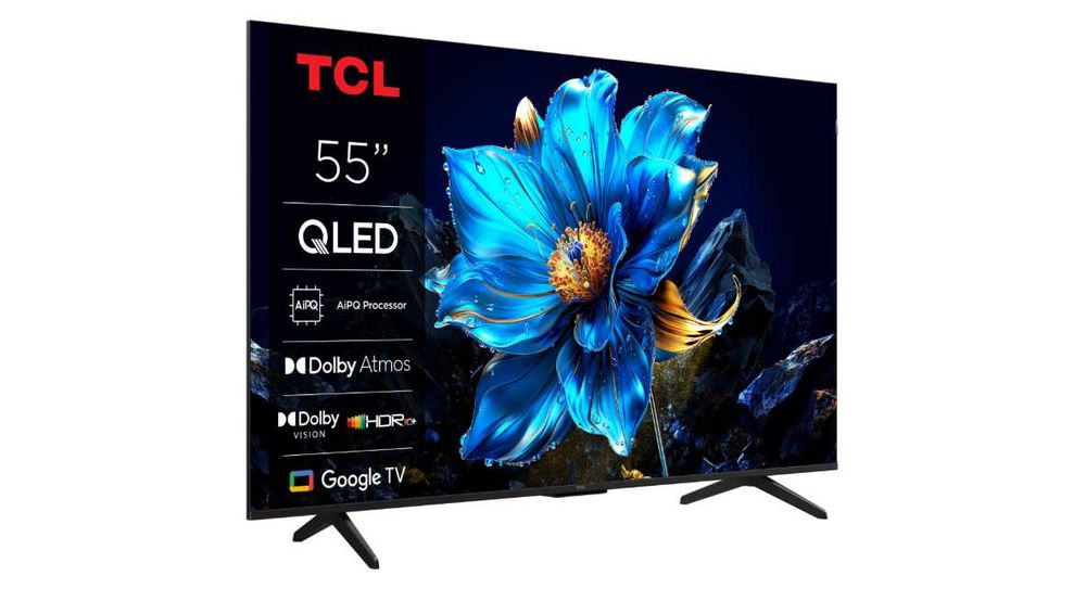 НОВ! TCL QLED 55P7K, 55" (139 см), Smart Google TV, 4K Ultra HD