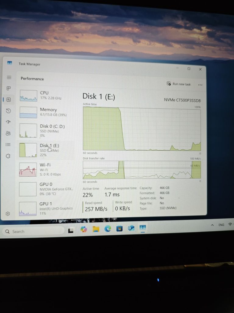 Acer Nitro 5- i5 11th gen, 16GB ram, 1TB SSD