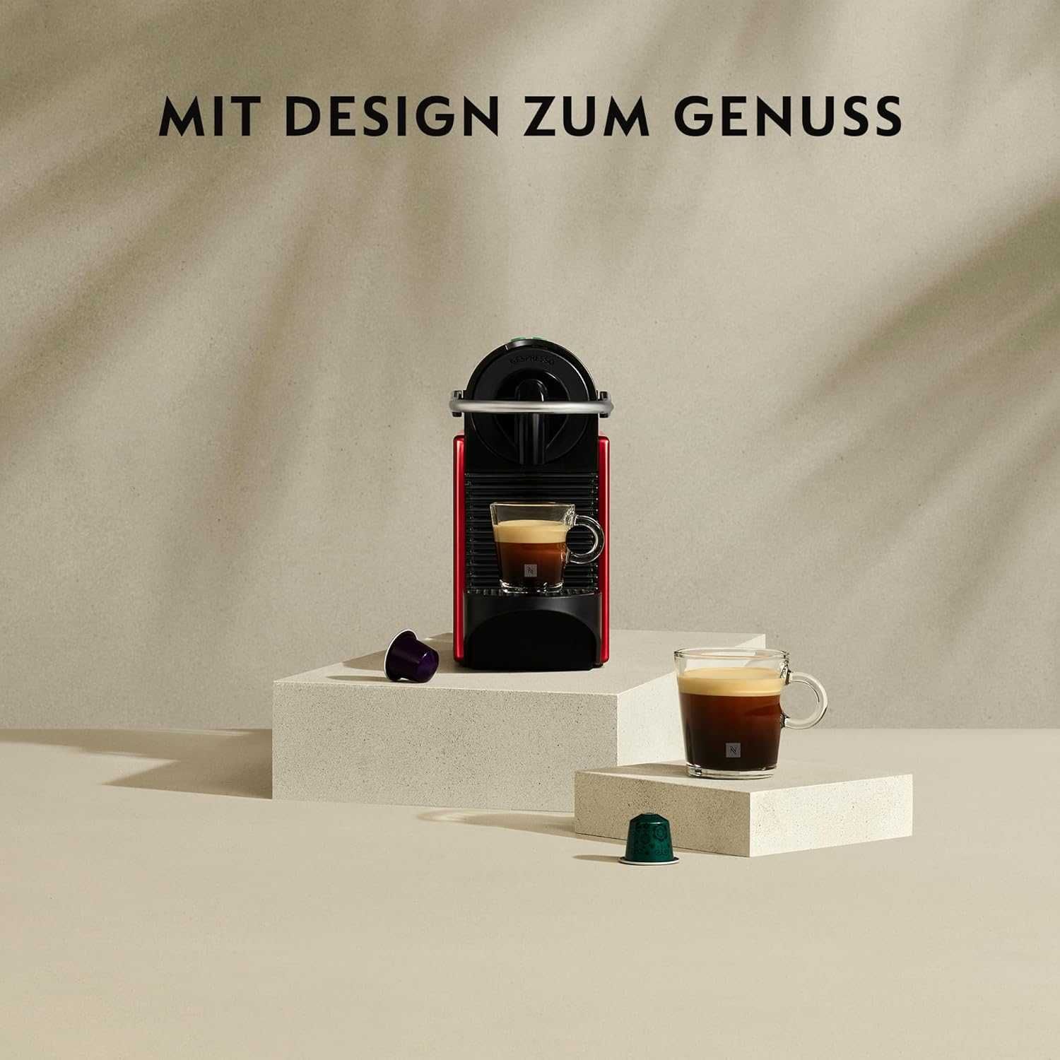 Еспресо кафемашина с капсули Delonghi Nespresso Pixie (EN 124.S) Metal
