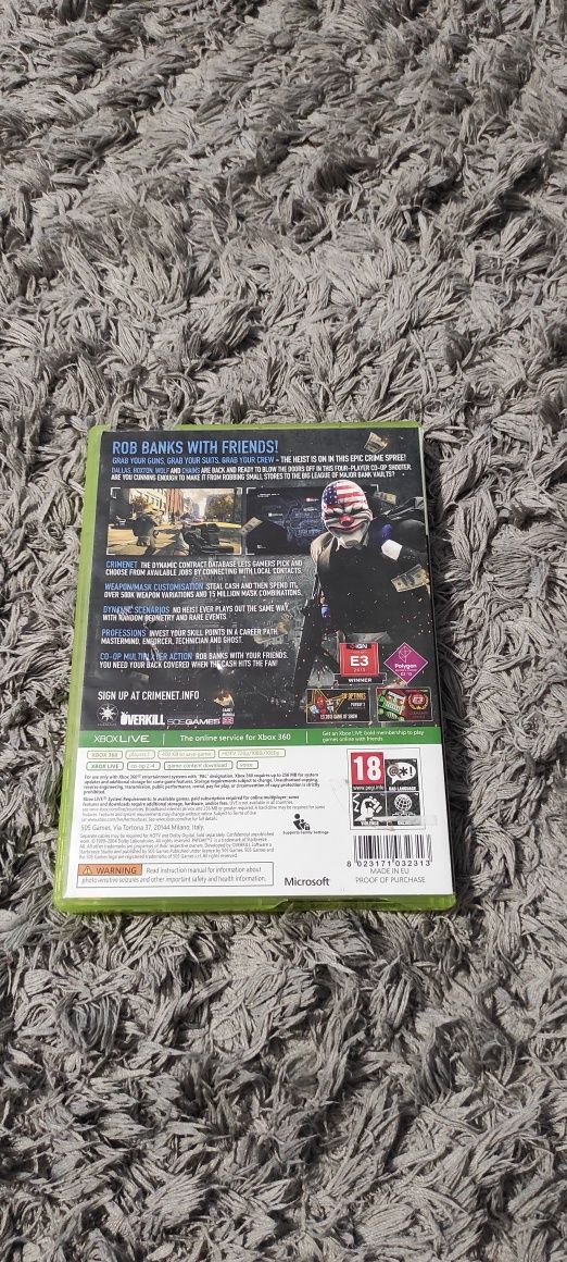 Transport curier 14 lei Joc/jocuri PayDay 2 Xbox360 plus multe alte jo