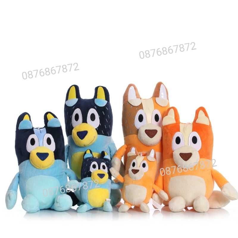 Плюшена играчка Блуи и Бинго, Bluey Bingo плюшени играчки, 20-50см