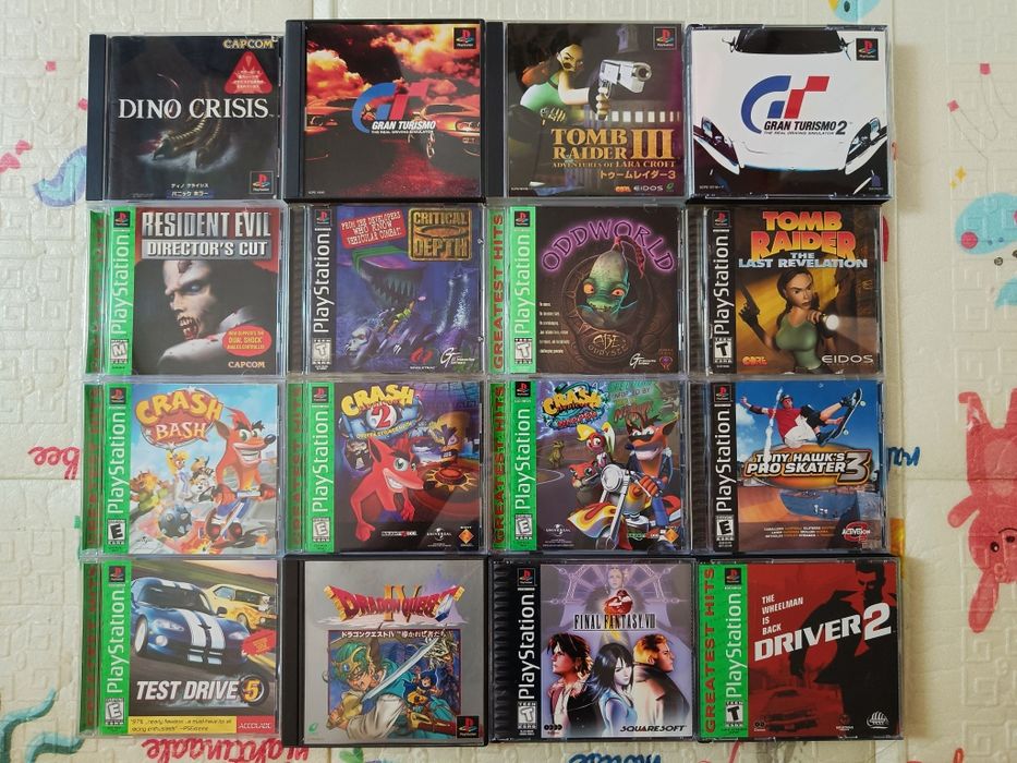 Ps1 игры на дисках лицензионные ntsc/u