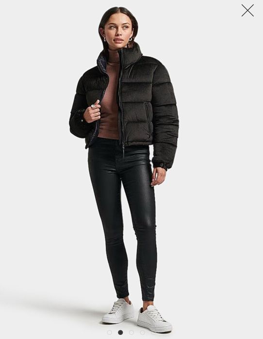 Superdry velvet jacket / Зимно яке