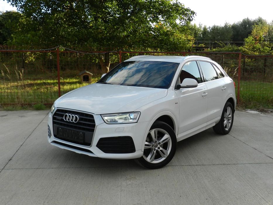 Audi Q3 2.0 TDI 150 CP S-Tronic S-Line Xenon Piele+Alcantara Navi Keyless LED