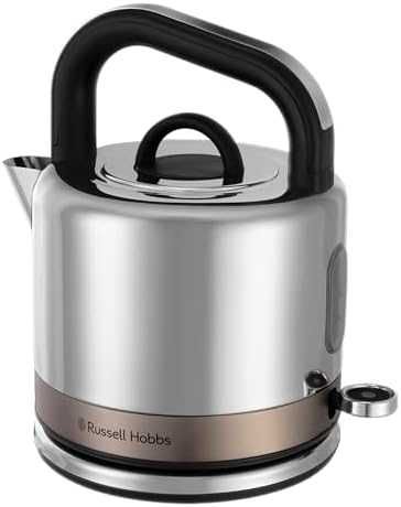 Нова Бърза Електрическа Кана Russell Hobbs Luna 1.7 Неръждаема Стомана