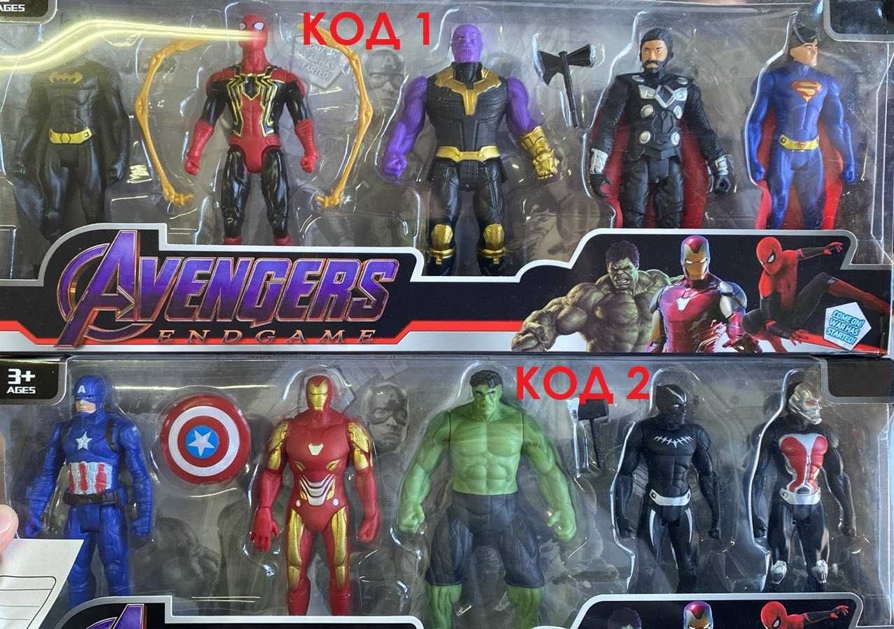 Фигурки AVENGERS фигури Спайдър Танос Хълк Капитан Америка Отмъстители