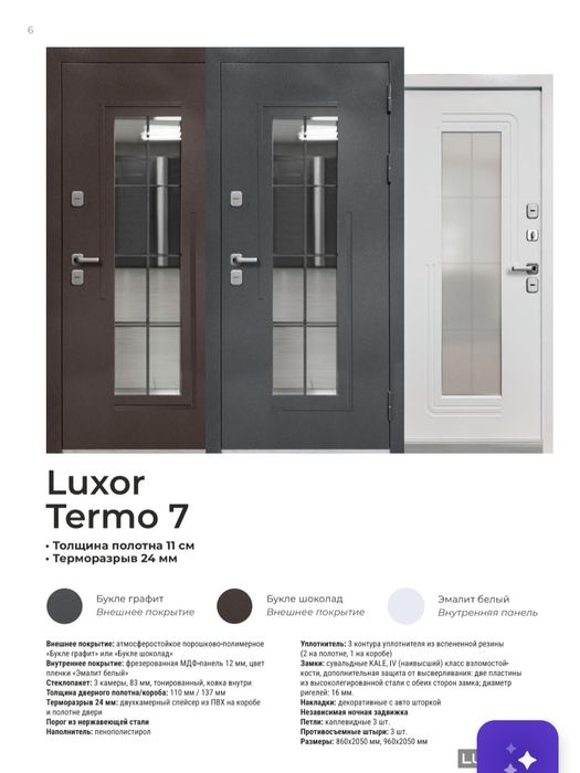 Установка и продажа входных дверей