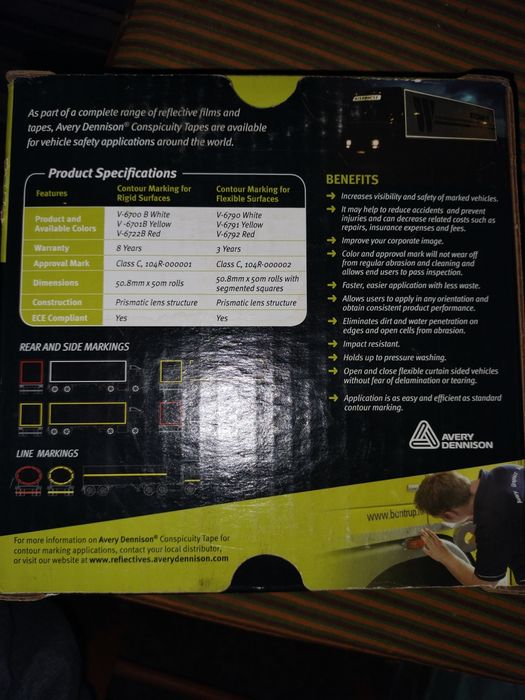 Avery Dennison yelow