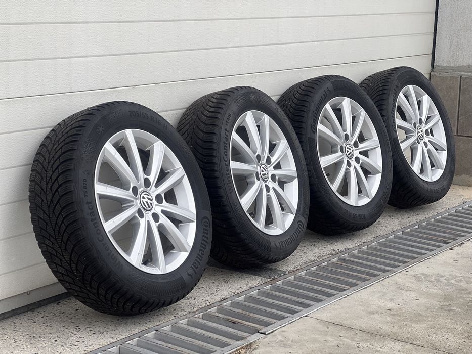 Джанти 5х112 R16 със зимни гуми 205/55/16