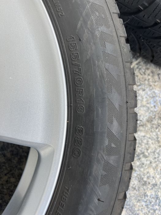 Bmw i3 i5 jante anvelope iarna 155 70 R19 bridgestone