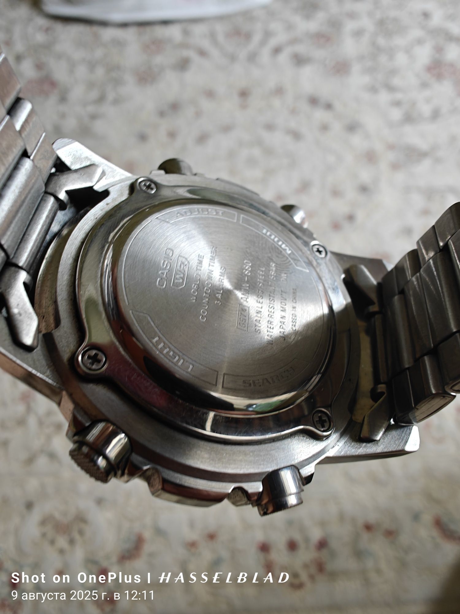 Часы CASIO AMW-880D из нержавеющей стали