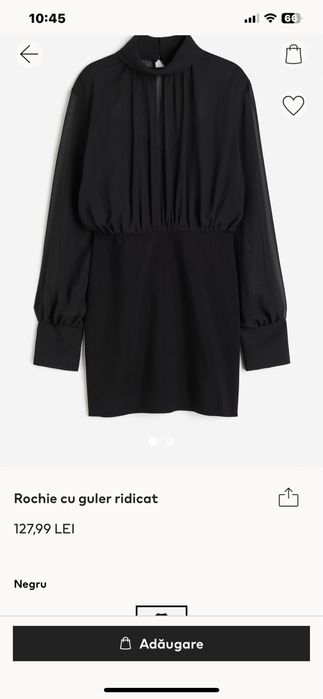 Rochie negru h&m