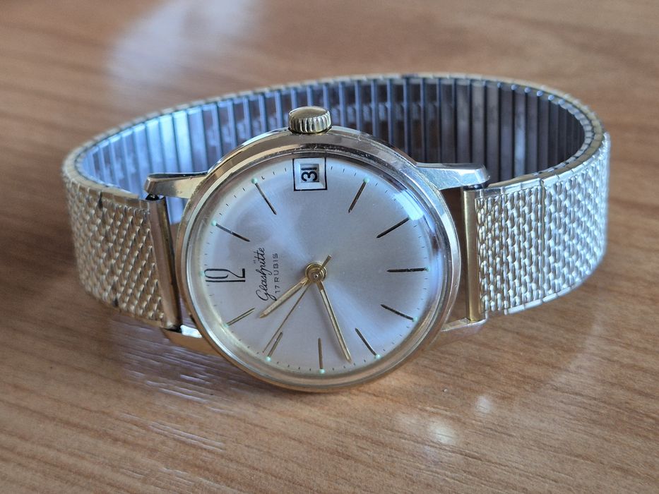 Ceas Glashutte 17 jewels, anii "60-"70, superb